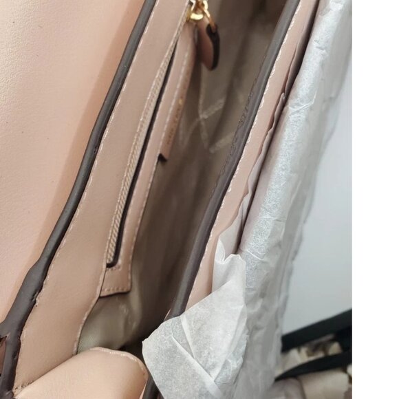 Jessie Medium Two-Tone Logo Shoulder Bag - Pink and white - Picture 3 of 3